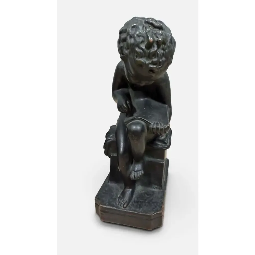 Antique 1920s Art Deco Pompeian Bronze Co. 